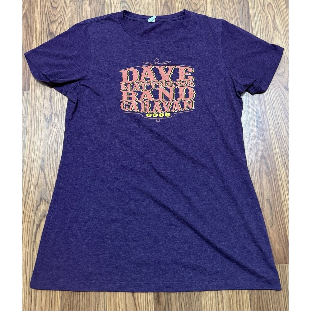 Dave Matthews Band Caravan 2011 Atlantic City NJ Womens XL Double Sided T-Shirt